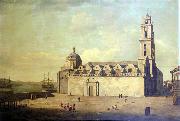 Dominic Serres The Cathedral at Havana, August-September 1762 France oil painting artist